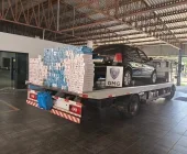 Carro carregado com cigarros é apreendido pela Guarda Municipal de Guaíra