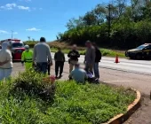 Homem fica ferido em acidente na BR-163 entre Mercedes e Marechal Rondon