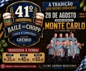 41º Baile do Chopp, Cuca e Linguiça acontece hoje no Clube Grêmio em Mercedes