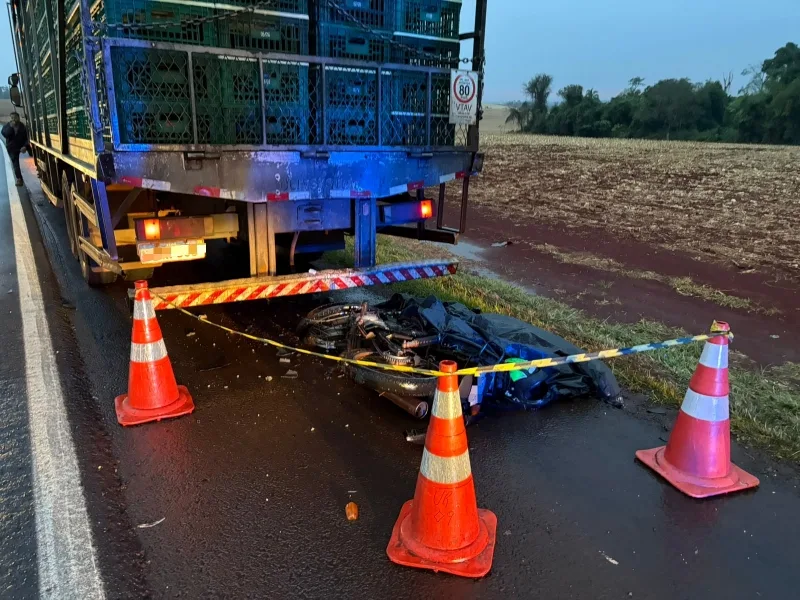 Homem morre em grave batida na BR-163 entre Mercedes e Marechal Rondon