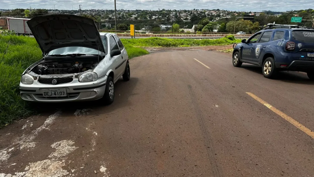 Carro furtado em Toledo é recuperado pela Guarda Municipal de Cascavel