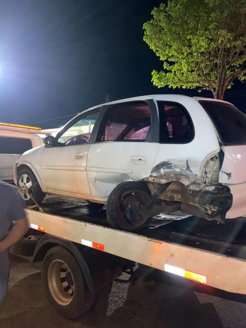 Mulher embriagada e sem CNH bate em cinco veículos e acaba presa em Marechal Rondon