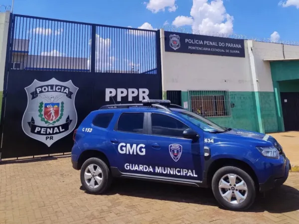 Guarda Municipal cumpre mandado de prisão em Guaíra