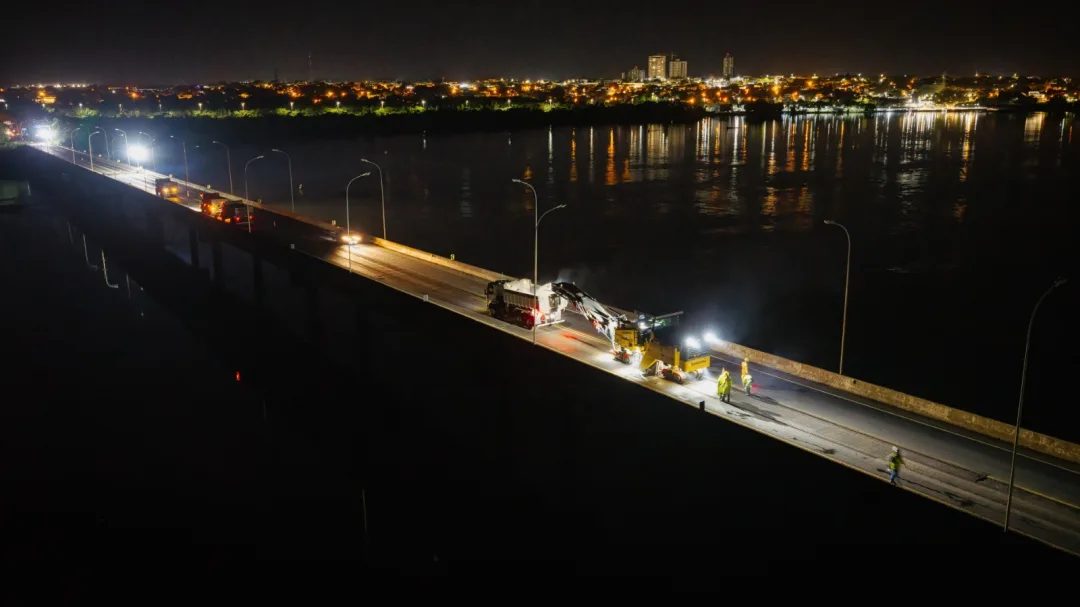 Obras da Ponte Ayrton Senna têm pausa neste fim de semana e serão retomadas na terça-feira