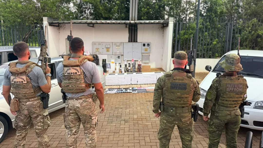 Polícia faz apreensão milionária em Altônia e prende quatro pessoas