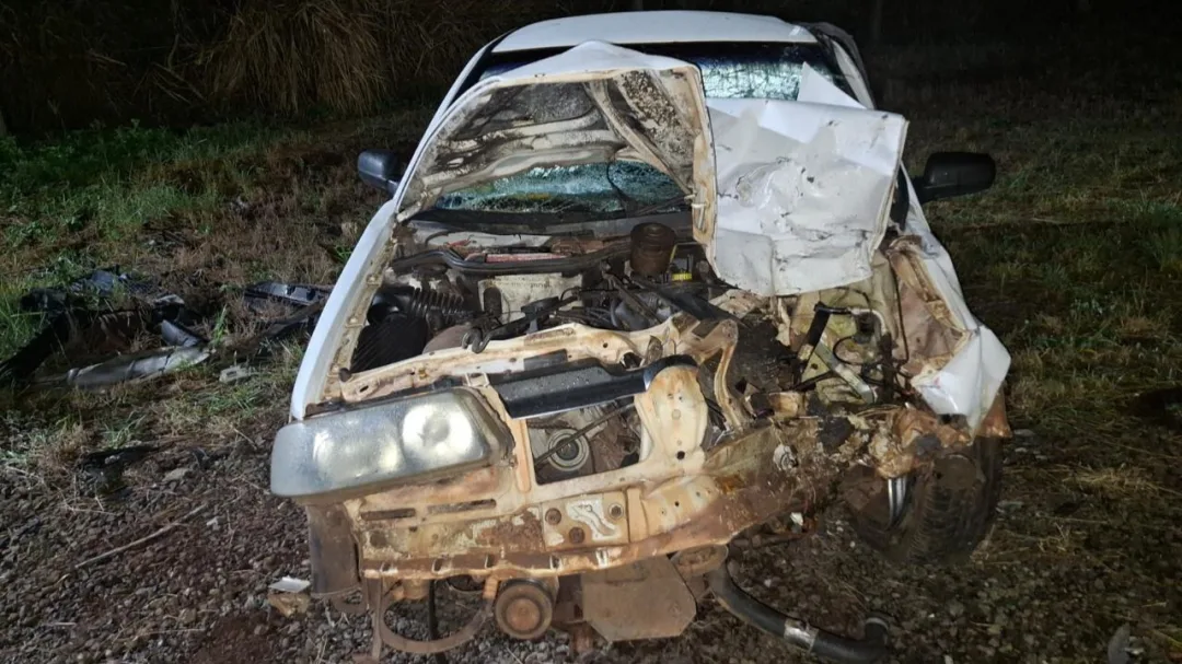 Motociclista fica gravemente ferido e motorista é preso após acidente na PRc-272, em Francisco Alves