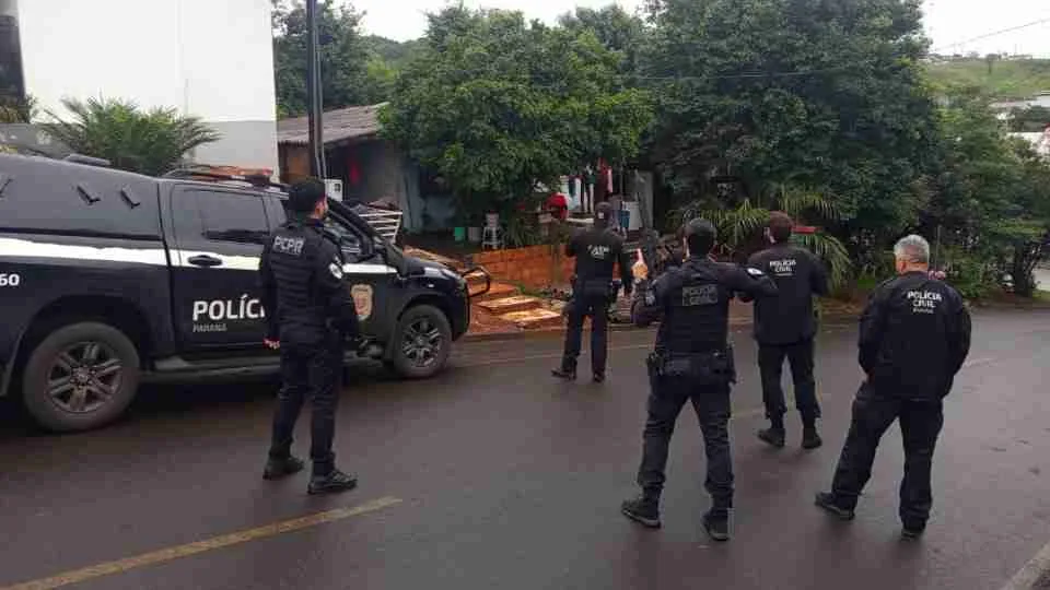 Megaoperação contra organização criminosa mobiliza mais de 500 policiais e cumpre mandados em Toledo e região