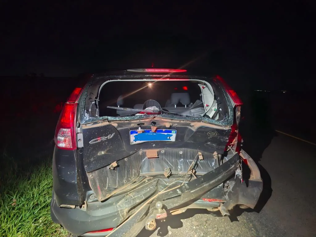 Motorista foge após bater na traseira de outro veículo entre Ponto Mendes e Marechal Rondon