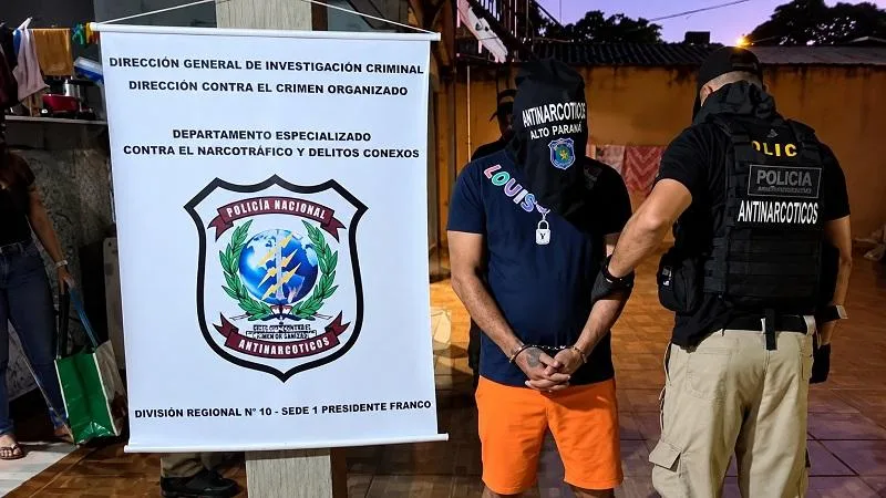 Polícia prende no Paraguai suspeito de liderar esquema de tráfico para Brasil e Argentina