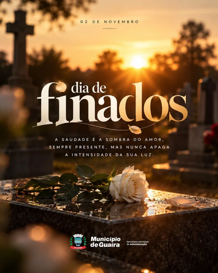 Confira a programação religiosa para o Dia de Finados em Guaíra