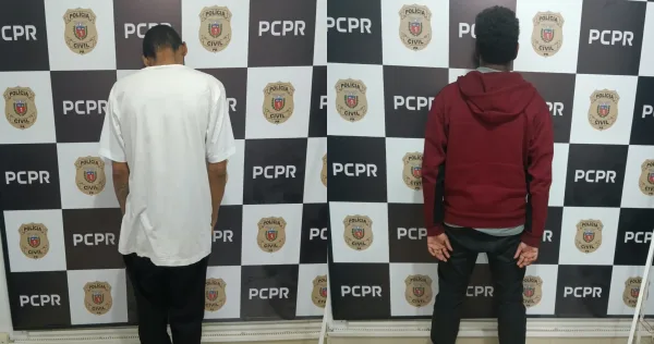 Dois homens foragidos da Justiça são localizados e presos pela Polícia Civil em Cascavel