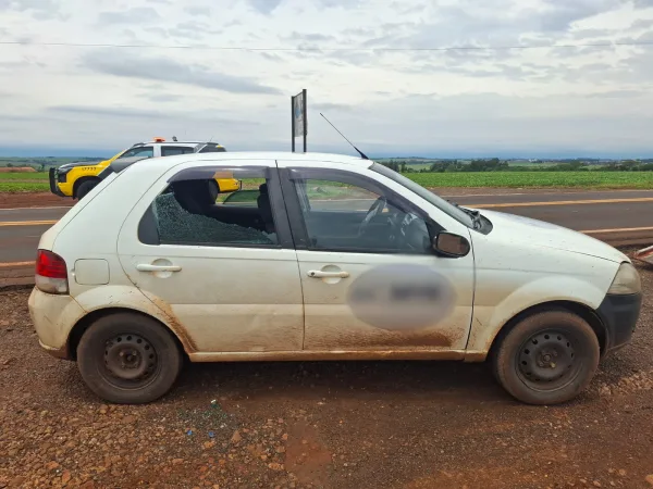 Acidente entre dois carros deixa dois homens feridos na PR-491 em Marechal Cândido Rondon