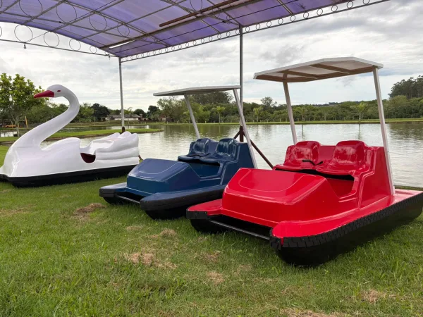 Pedalinhos na Estância Weber