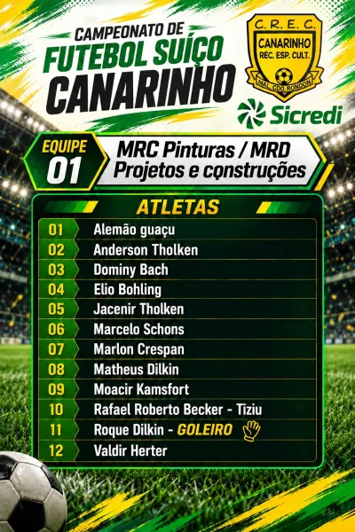 Campeonato do Clube Canarinho inicia neste sábado; confira as equipes e jogos